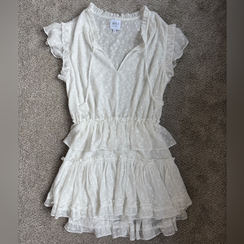 Misa Los Angeles White Mini Dress